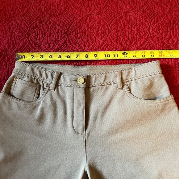 Chicos So Slimming Peyton Pants 1.5 Regular Countess Taupe 30 Inseam Stretch Wea - Picture 7 of 9
